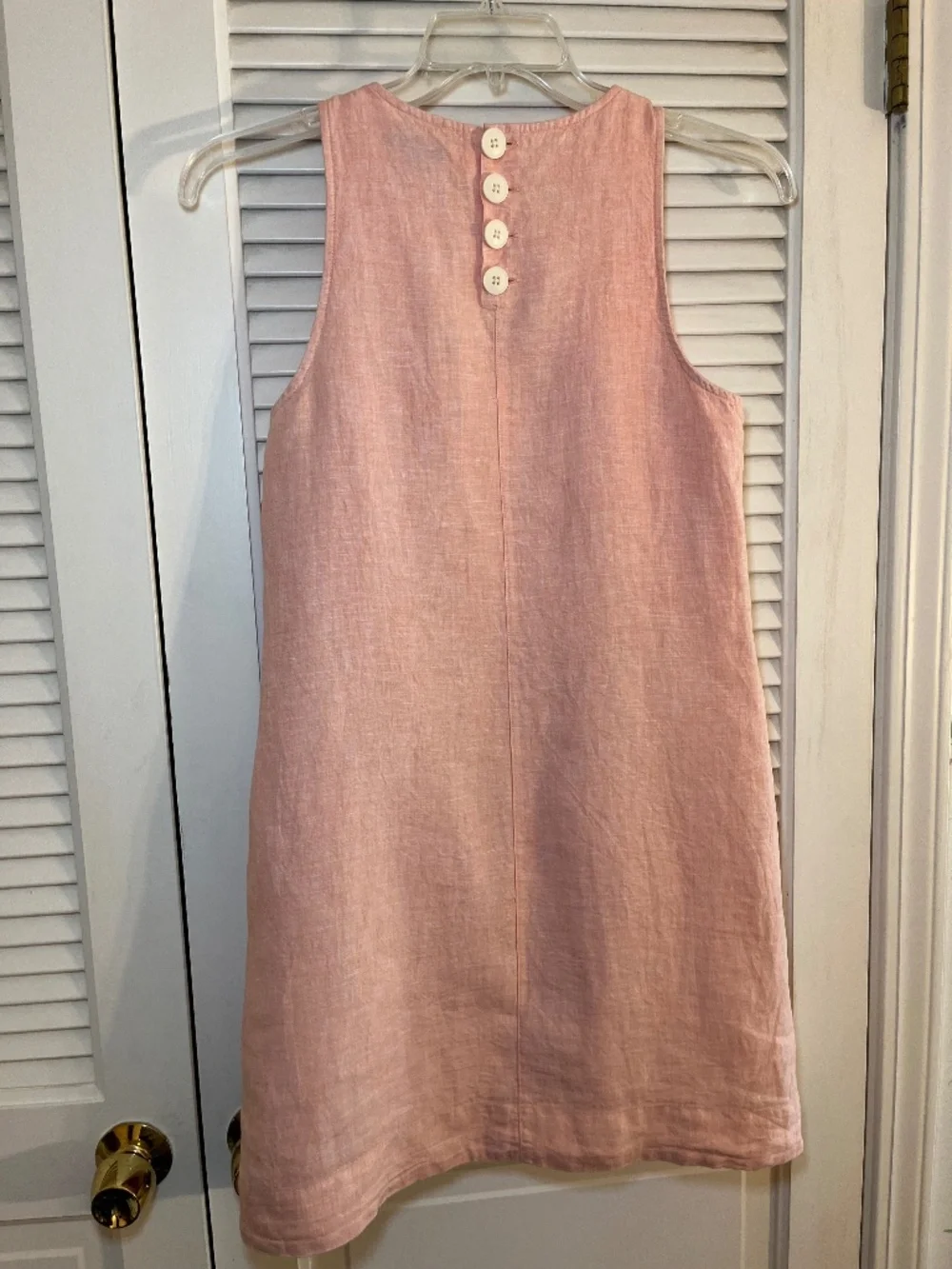 J. Crew Peach Linen A-Line Mini Dress Size XS